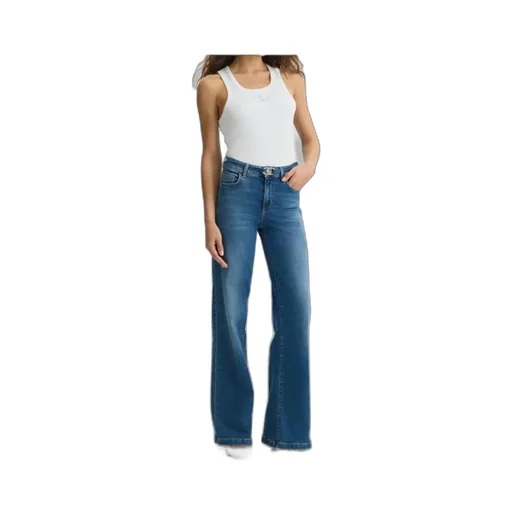 Liu Jo Belted Flared Jeans