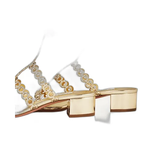 Aquazzura Infinity Chain Sandals
