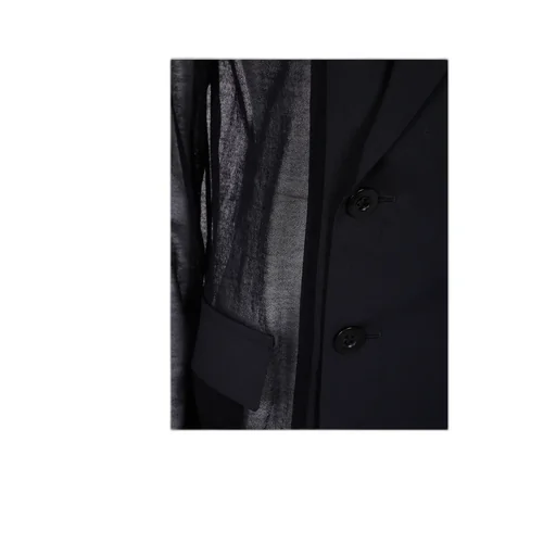 Sacai Double-Breasted Panelled Jacket