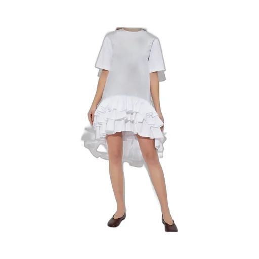 Moschino Asymmetric Ruffled Dress
