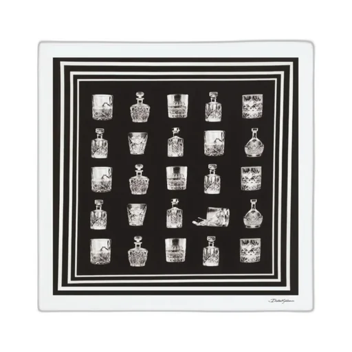 Glass-Print Foulard