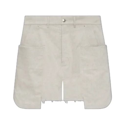 Rick Owens Stefan Frayed Edge Cargo Shorts