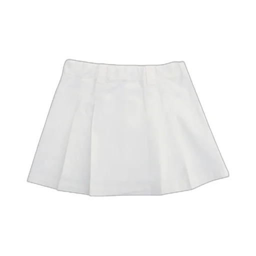 Aspesi Kids Logo Tag Pleated Skirt