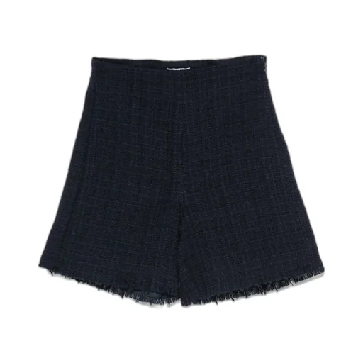 Il Gufo Frayed Edge Tweed Shorts