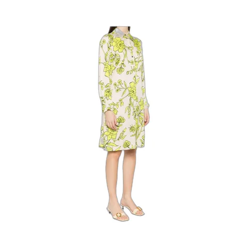 Floral-Print Shirt Dress