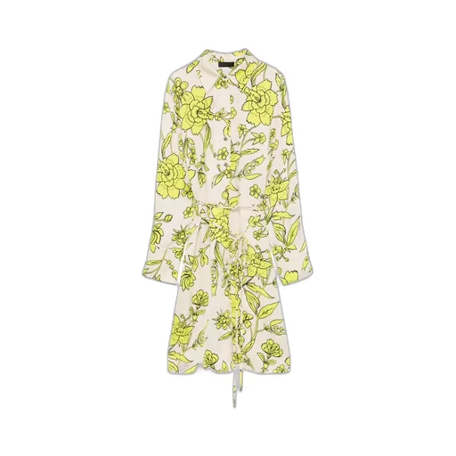 Floral-Print Shirt Dress