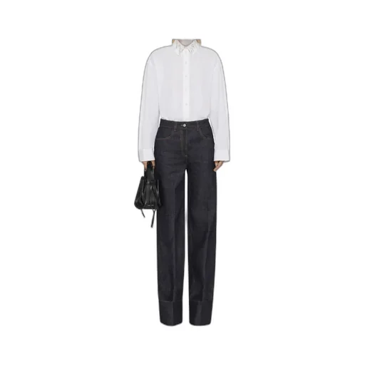 Givenchy Oversized Collared Long-Sleeve Shirt