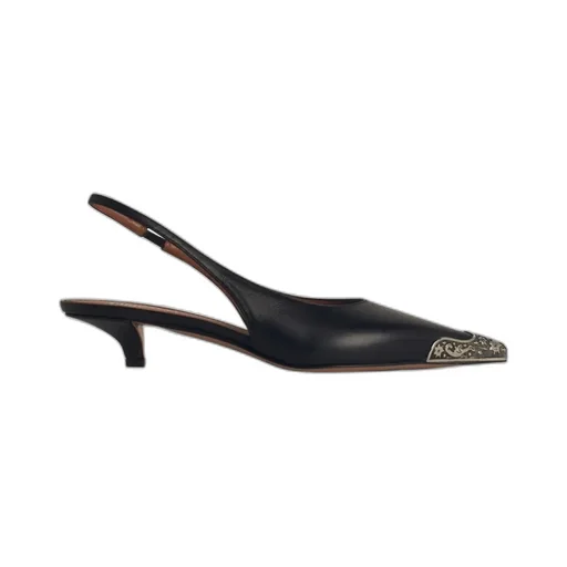Paris Texas Jessica Pointed-Toe Slingback Pumps