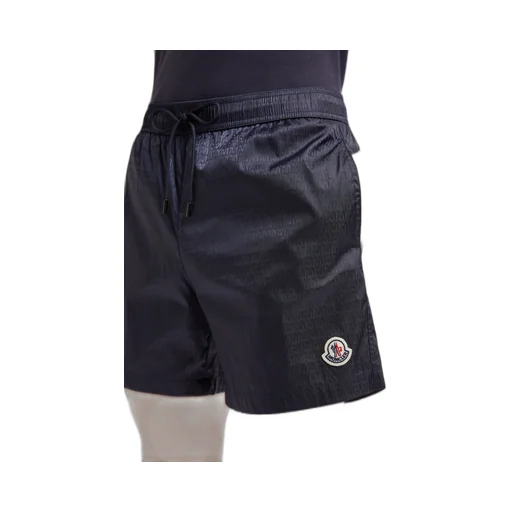 Moncler Monogram Jacquard Swim Shorts