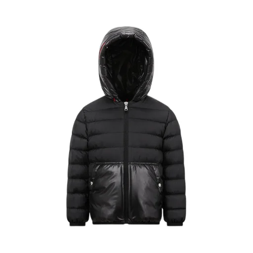 Moncler Enfant Arnaldo Logo Patch Down Jacket