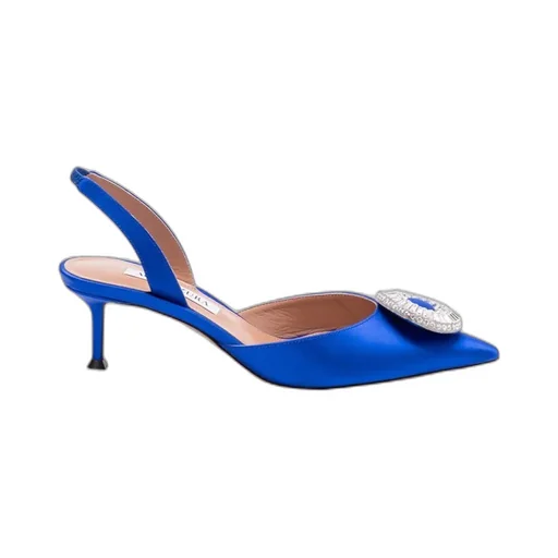 Aquazzura Embellished Slingback Pumps