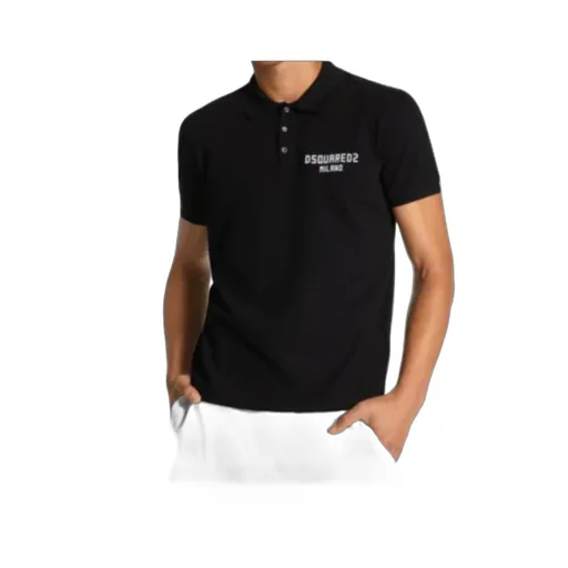 Dsquared2 Logo Detailed Short-Sleeved Polo Shirt