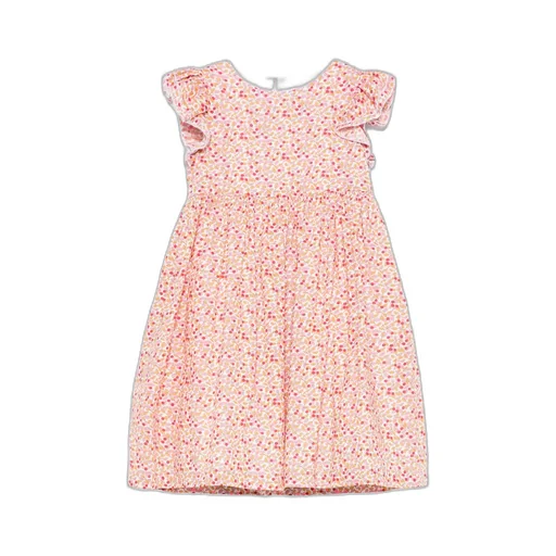 Il Gufo Liberty Floral-Printed Crewneck Dress
