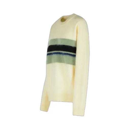Lanvin Striped Brushed Crewneck Jumper