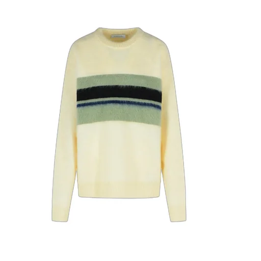 Lanvin Striped Brushed Crewneck Jumper