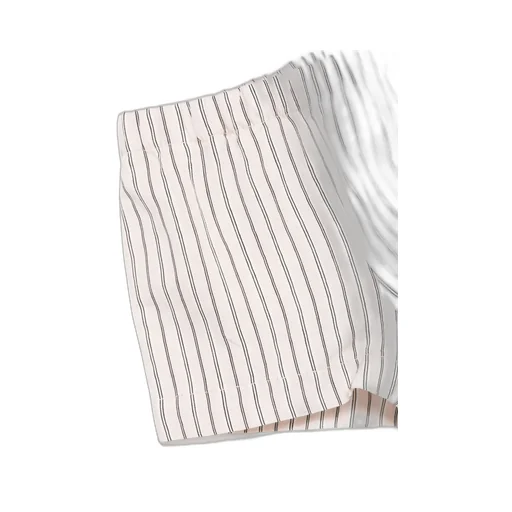 Il Gufo Crewneck Striped Crewneck Short Set