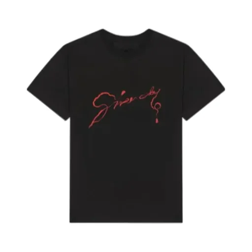 Givenchy Snake Printed Crewneck T-Shirt