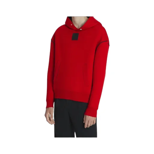 Lanvin Logo Patch Regular Fit Hoodie