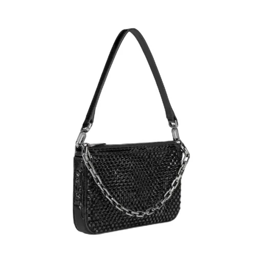 Zippered Shoulder Bag
