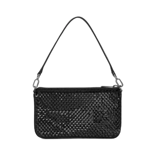 Zippered Shoulder Bag