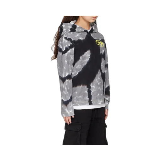 Diesel Kids Oval-D Logo Tie-Dyed Hoodie