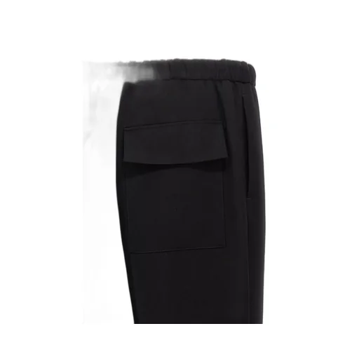 Elastic-Waist Wool Trousers