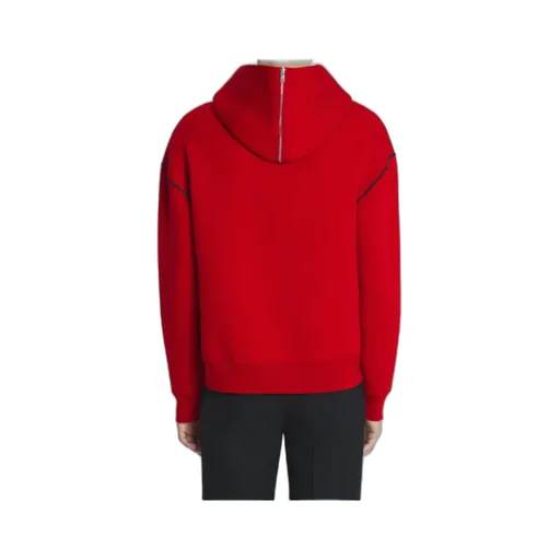 Lanvin Logo Patch Regular Fit Hoodie