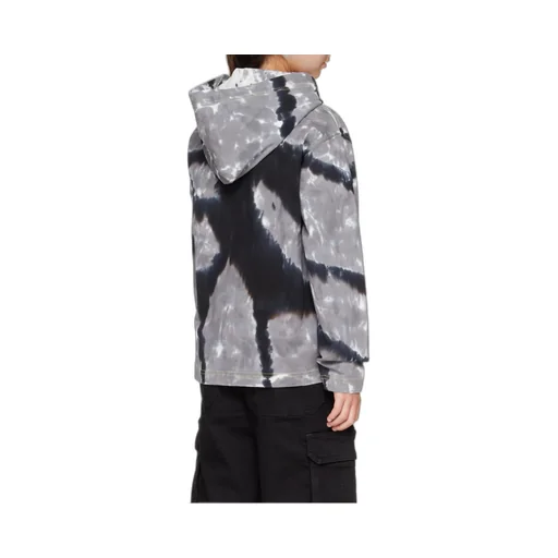 Diesel Kids Oval-D Logo Tie-Dyed Hoodie