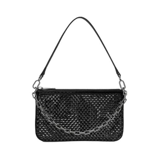 Zippered Shoulder Bag