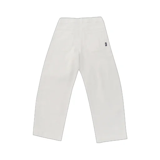 Aspesi Kids Logo Tag Straight Leg Jeans