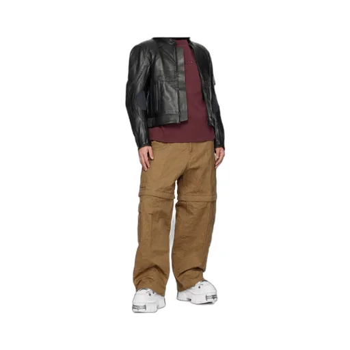 Metalized Wrinkled Overalls