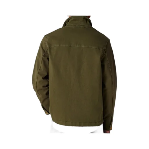 Multicolour Button Military Jacket