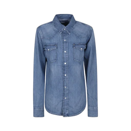 Polo Ralph Lauren Long-Sleeved Button-Up Denim Shirt