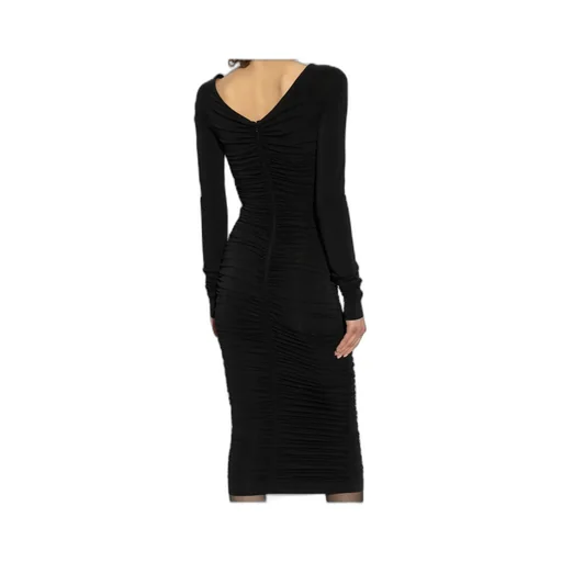 Dolce & Gabbana Draped Calf-Length Dress