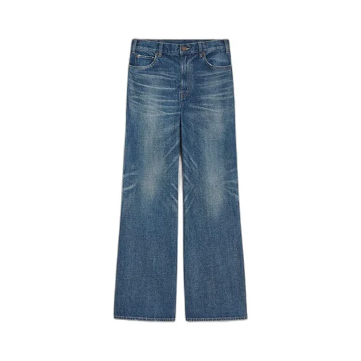 Flared Surf Jeans In Cotton Denim