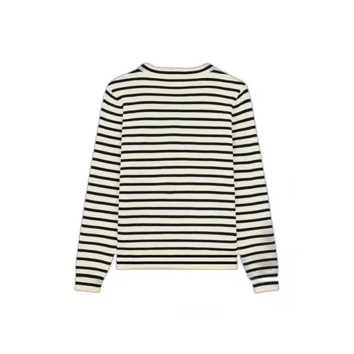 Triomphe Crew Neck MarinÈRe Sweater In Wool