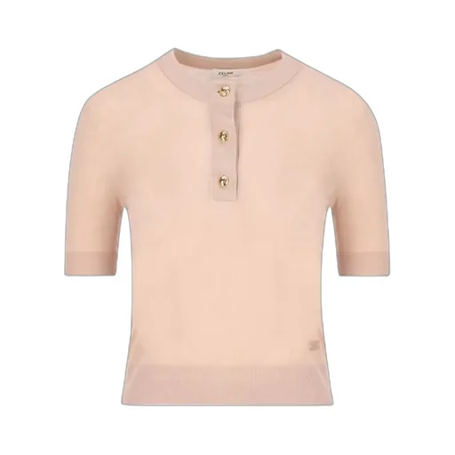Short-Sleeved Knitted Pullover