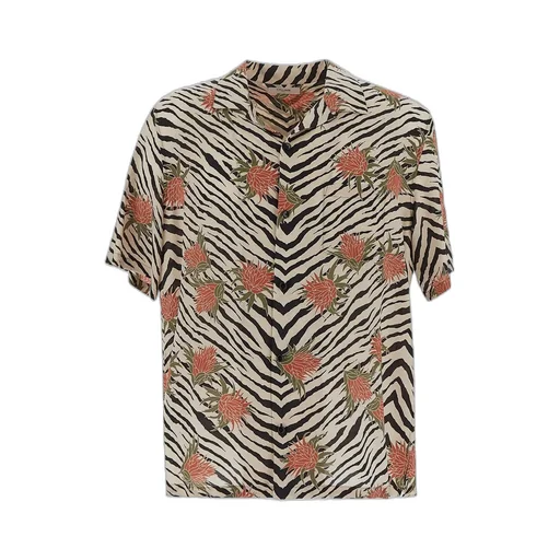 Hawaiian Shirt In Printed CrÊPe De Chine
