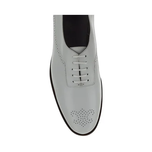 Celine Aucourt Perforated Oxford In Kidskin