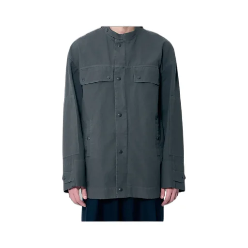 Dries Van Noten Viskin Straight Hem Jacket