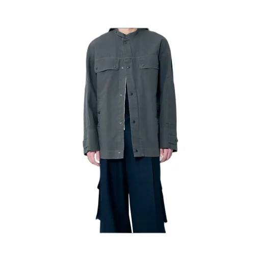 Dries Van Noten Viskin Straight Hem Jacket