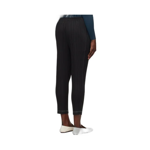 Pleated Cropped Trousers
