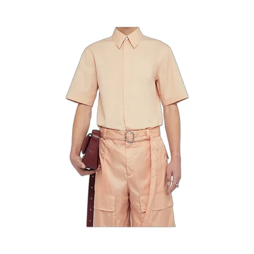 Jil Sander Short Sleeved Straight Hem Shirt