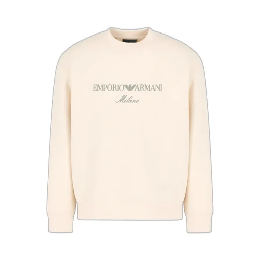 Emporio Armani Logo Embroidered Crewneck Sweatshirt