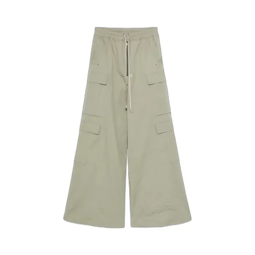 Rick Owens Wide-Leg Cargobelas Drawstring Trousers