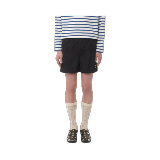 Valentino Logo Embroidered Swim Shorts