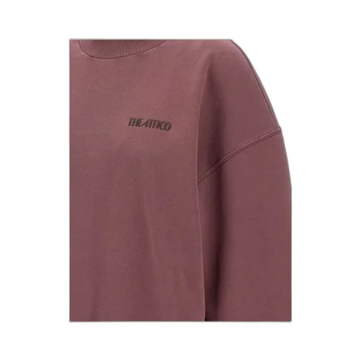 The Attico Logo Detailed Crewneck Sweatshirt