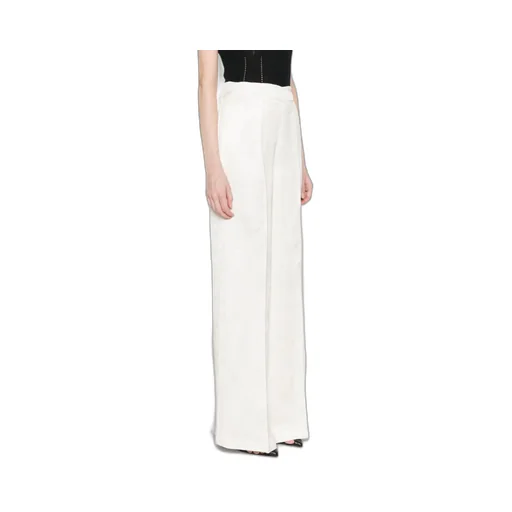 Twinset Jacquard Satin Palazzo Trousers