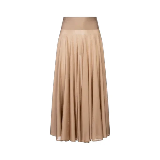 AlaÏA Elasticated Waist Maxi Pleated Skirt