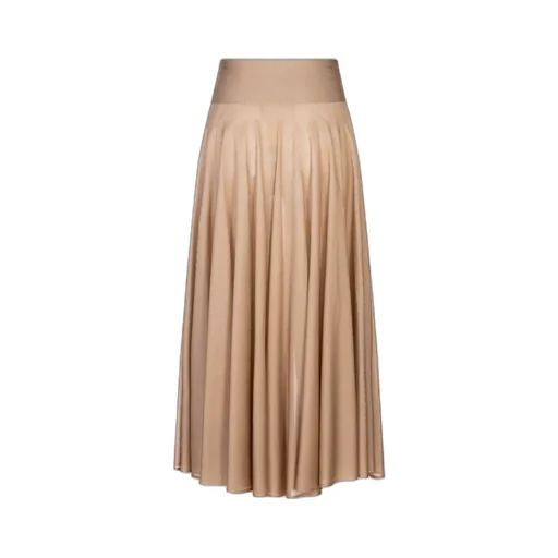AlaÏA Elasticated Waist Maxi Pleated Skirt